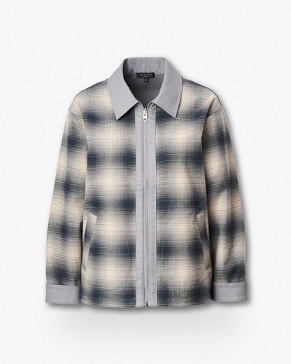 Carrie Reversible Jacket - Grey Plaid