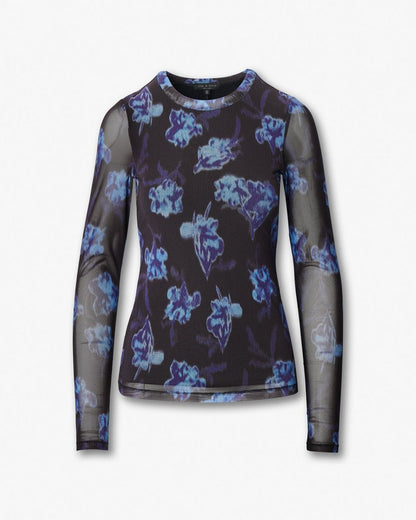 Yana Stretch Mesh Tee - Salute Multi