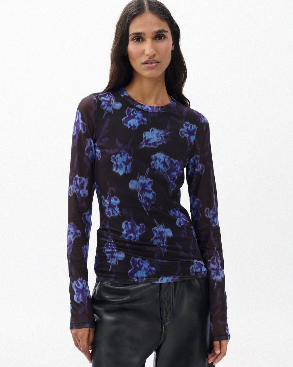 Yana Stretch Mesh Tee - Salute Multi