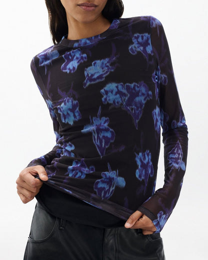 Yana Stretch Mesh Tee - Salute Multi