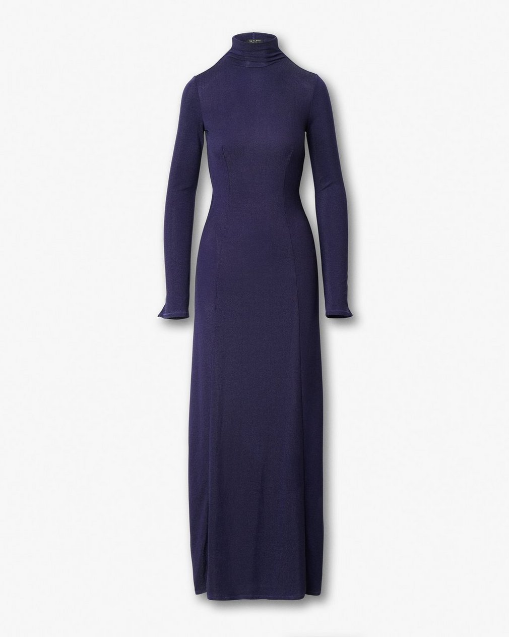 Elsa Metallic Maxi Dress - Dark Blue