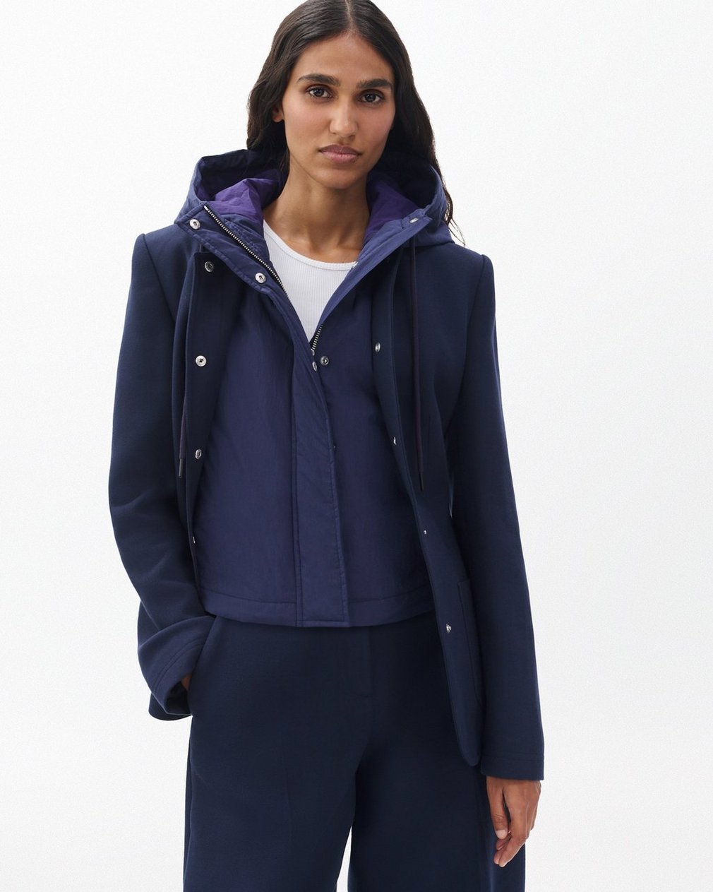 Zora Two-in-One Blazer - Sapphire Blue