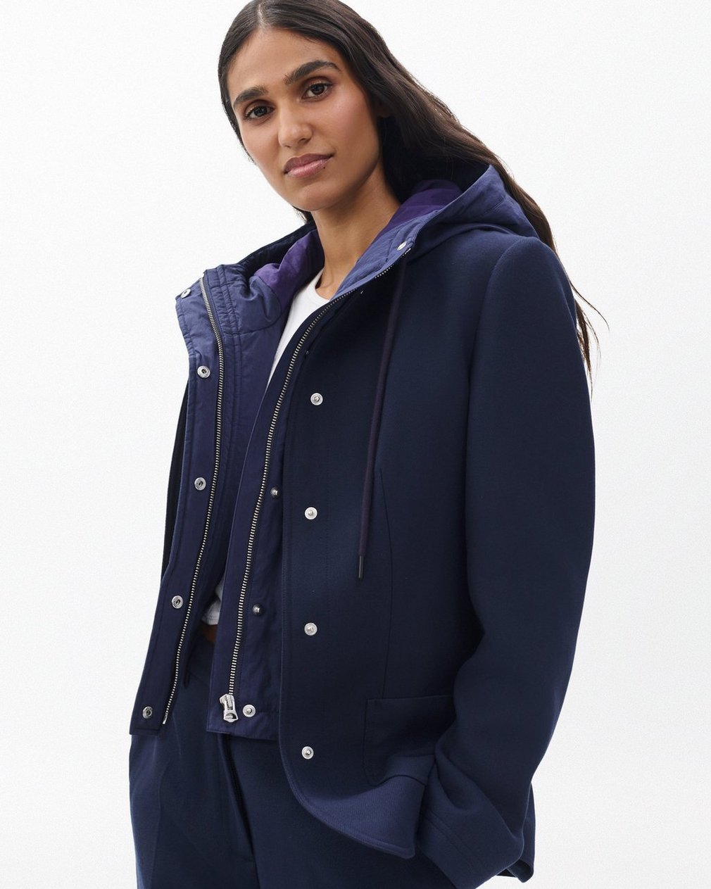 Zora Two-in-One Blazer - Sapphire Blue