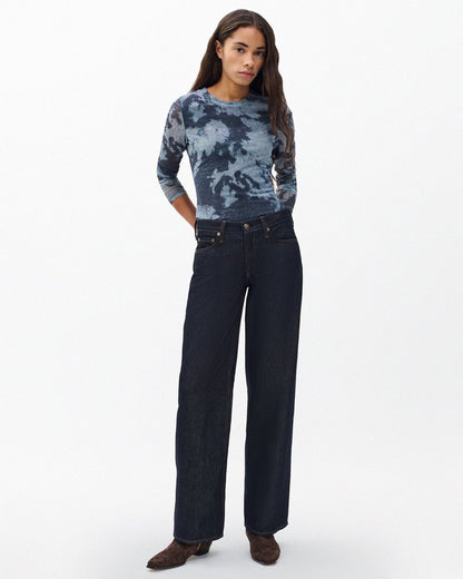 Saige Relaxed Straight Jeans - Twilight Rinse
