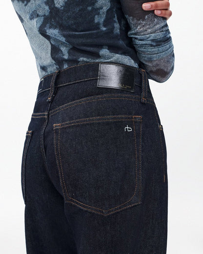 Saige Relaxed Straight Jeans - Twilight Rinse