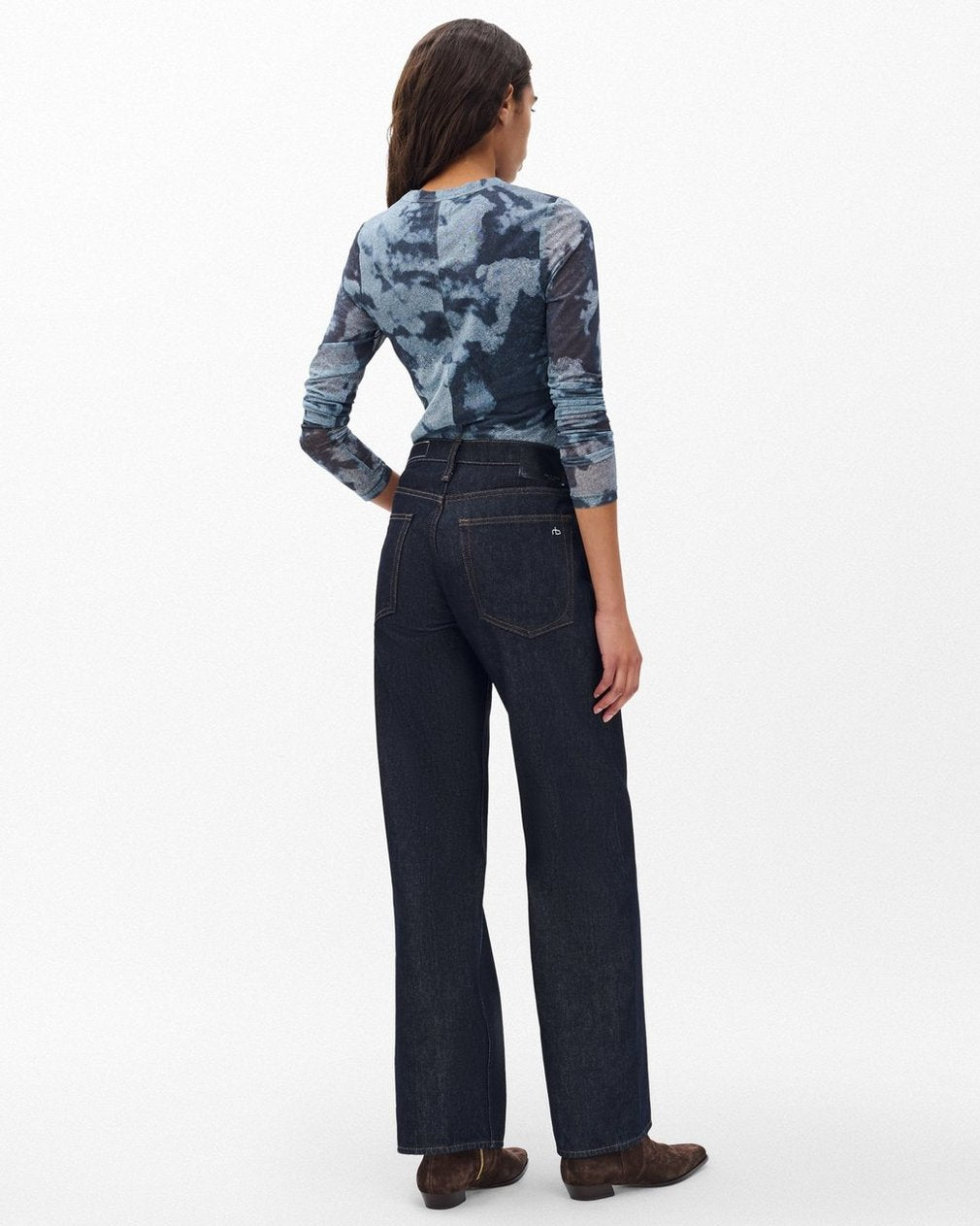 Saige Relaxed Straight Jeans - Twilight Rinse