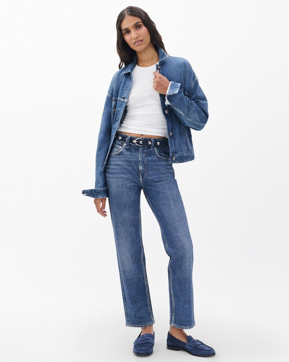 Miramar Harlow Ankle Straight Pants - Kimber Wash