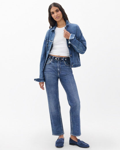 Miramar Harlow Ankle Straight Pants - Kimber Wash