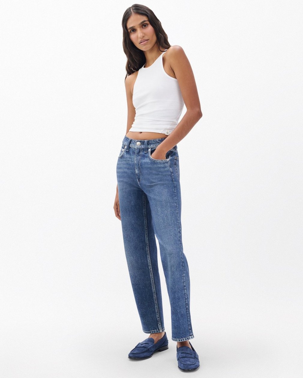 Miramar Harlow Ankle Straight Pants - Kimber Wash