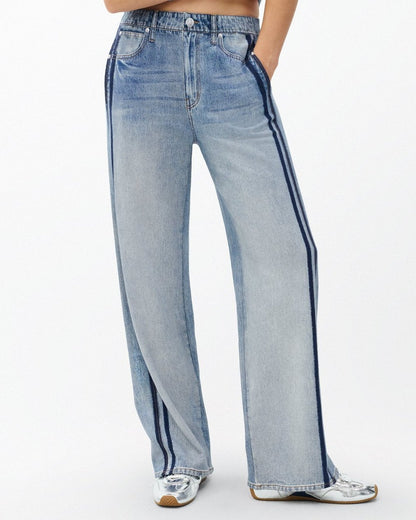 Miramar Wide-Leg Track Pants - Coney