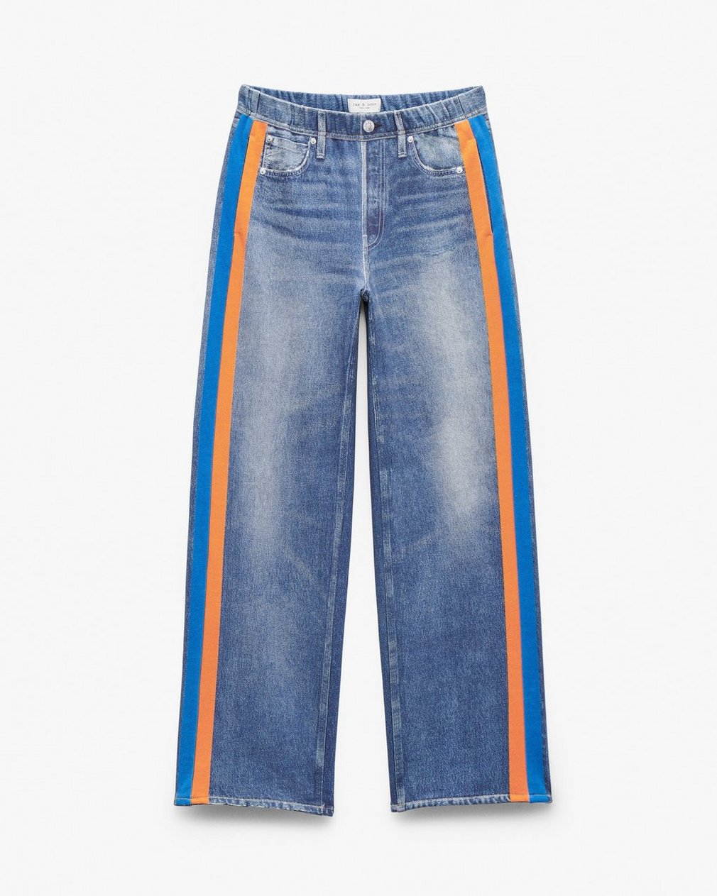 Miramar Sport Stripe Track Pants - Cosmos Orng Blue Strp