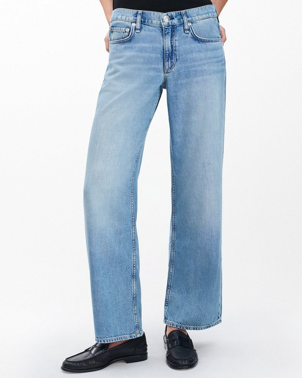Saige Ankle Relaxed Straight Jeans - Ludow