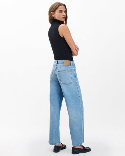 Saige Ankle Relaxed Straight Jeans - Ludow