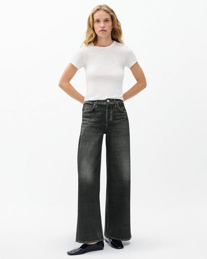 Miramar Sofie Wide-Leg Pants - Washed Black