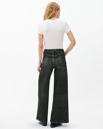 Miramar Sofie Wide-Leg Pants - Washed Black