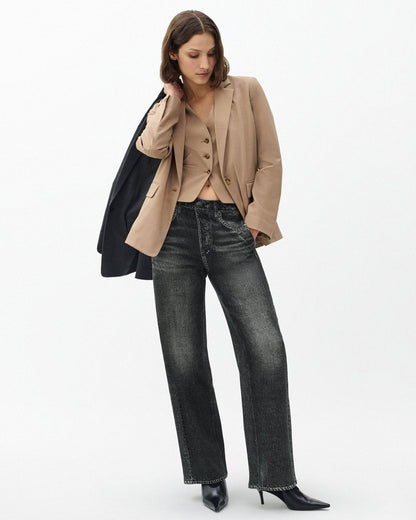 Miramar Fleece Pull-On Pants - Washed Black