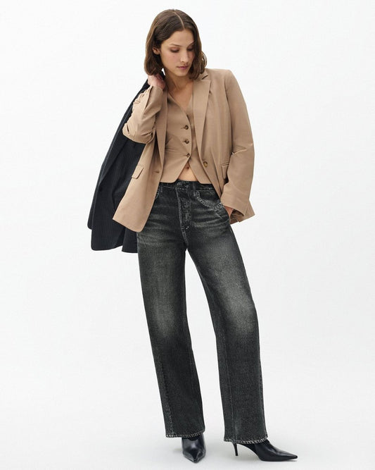 Miramar Fleece Pull-On Pants - Washed Black