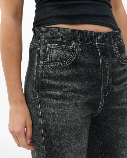 Miramar Fleece Pull-On Pants - Washed Black