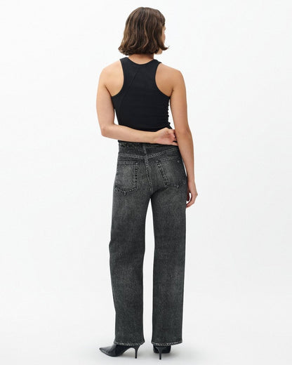 Miramar Fleece Pull-On Pants - Washed Black