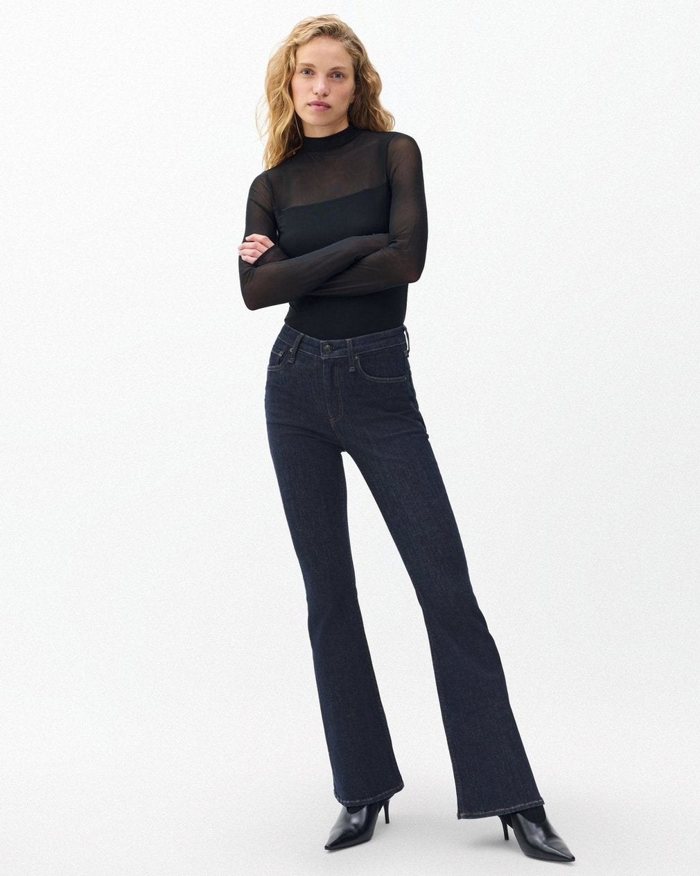 Dahlia Flare Jeans - Rinse