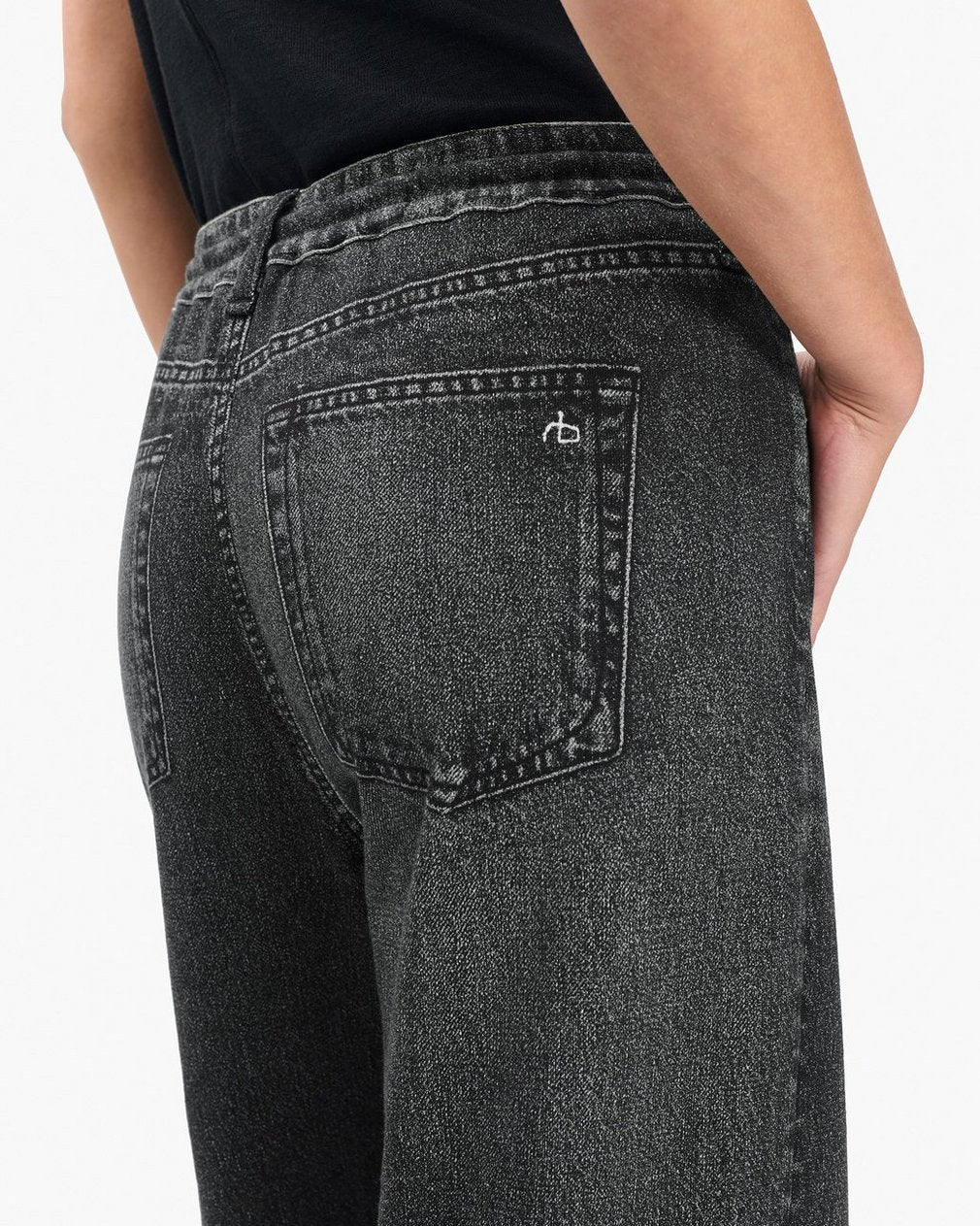 Miramar Drawstring Wide-Leg Pants - Washed Black
