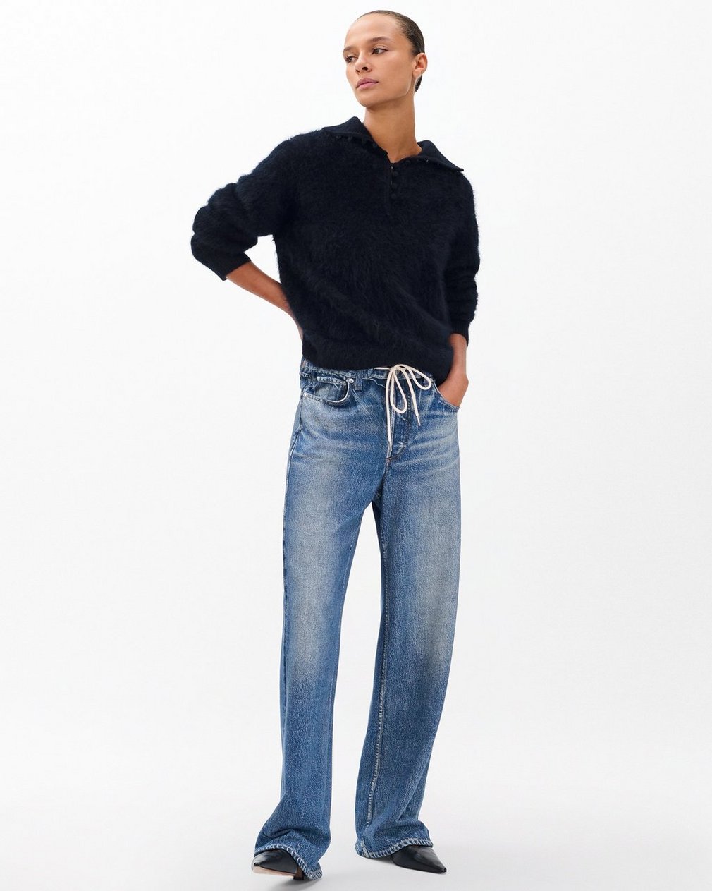 Miramar Drawstring Wide-Leg Pants - Lakewood