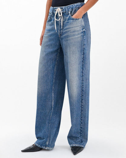 Miramar Drawstring Wide-Leg Pants - Lakewood