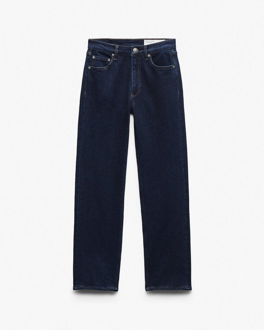 Harlow Ankle Straight Jeans - Dark Rinse