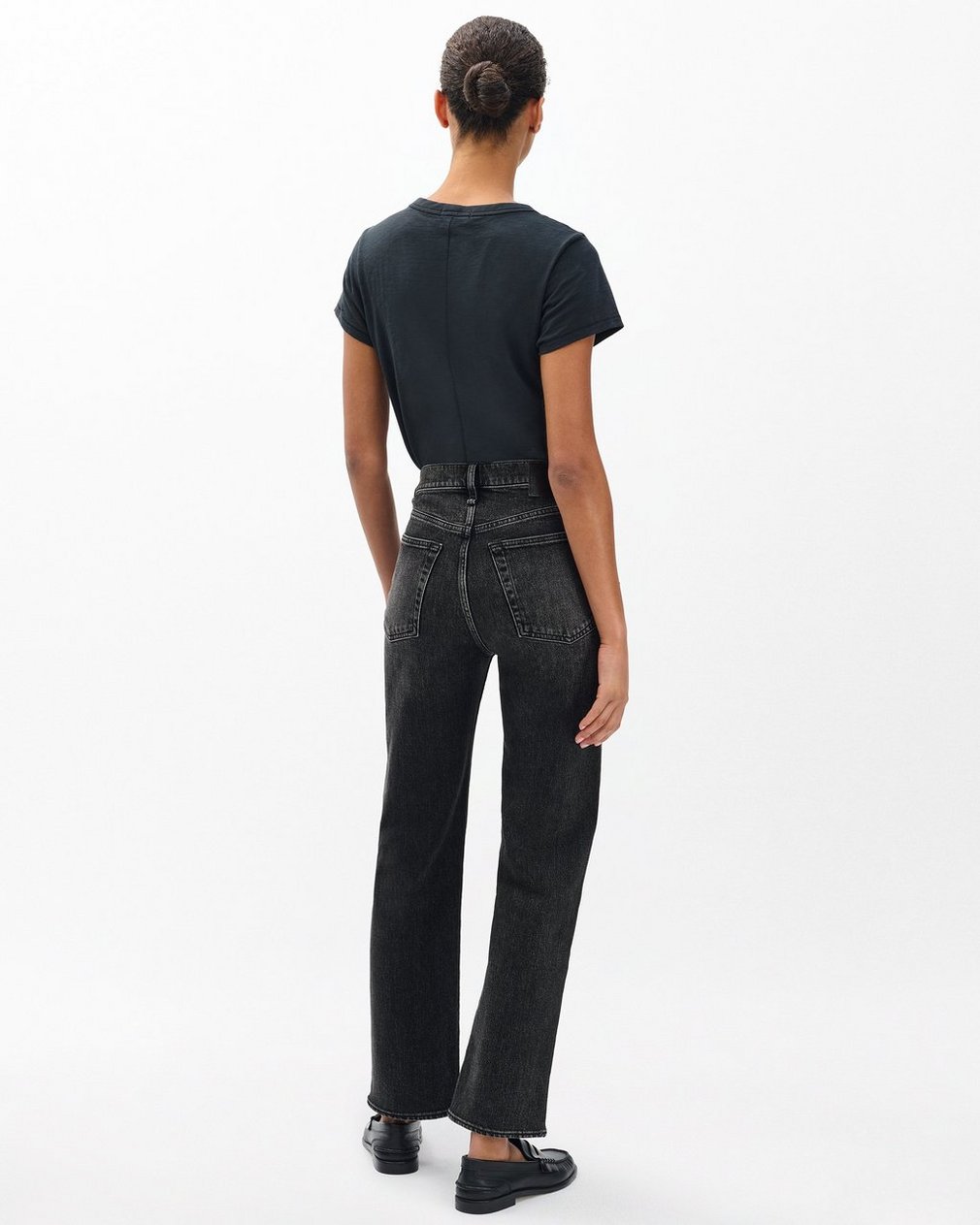 Harlow Ankle Straight Jeans - Cinder