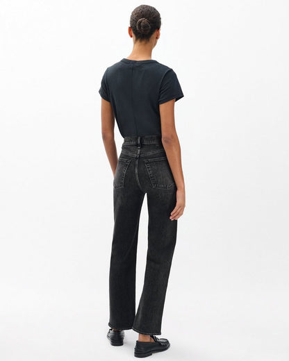 Harlow Ankle Straight Jeans - Cinder
