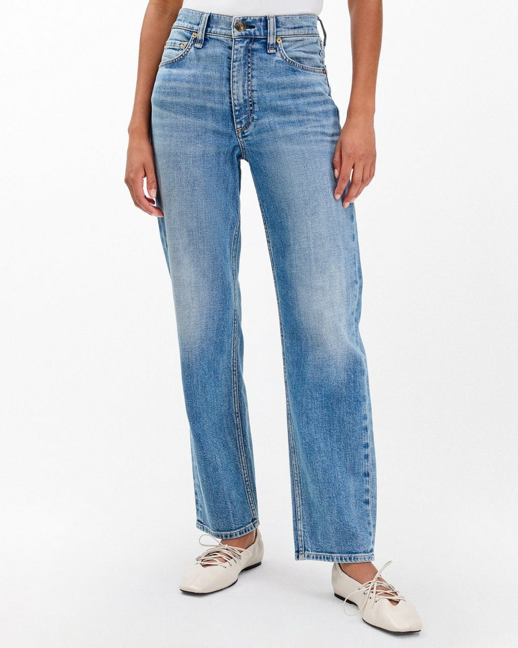 Harlow Ankle Straight Jeans - Amity