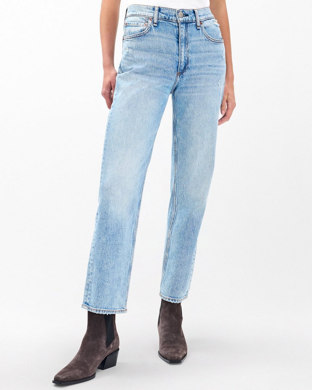Harlow Ankle Straight Jean - Lou