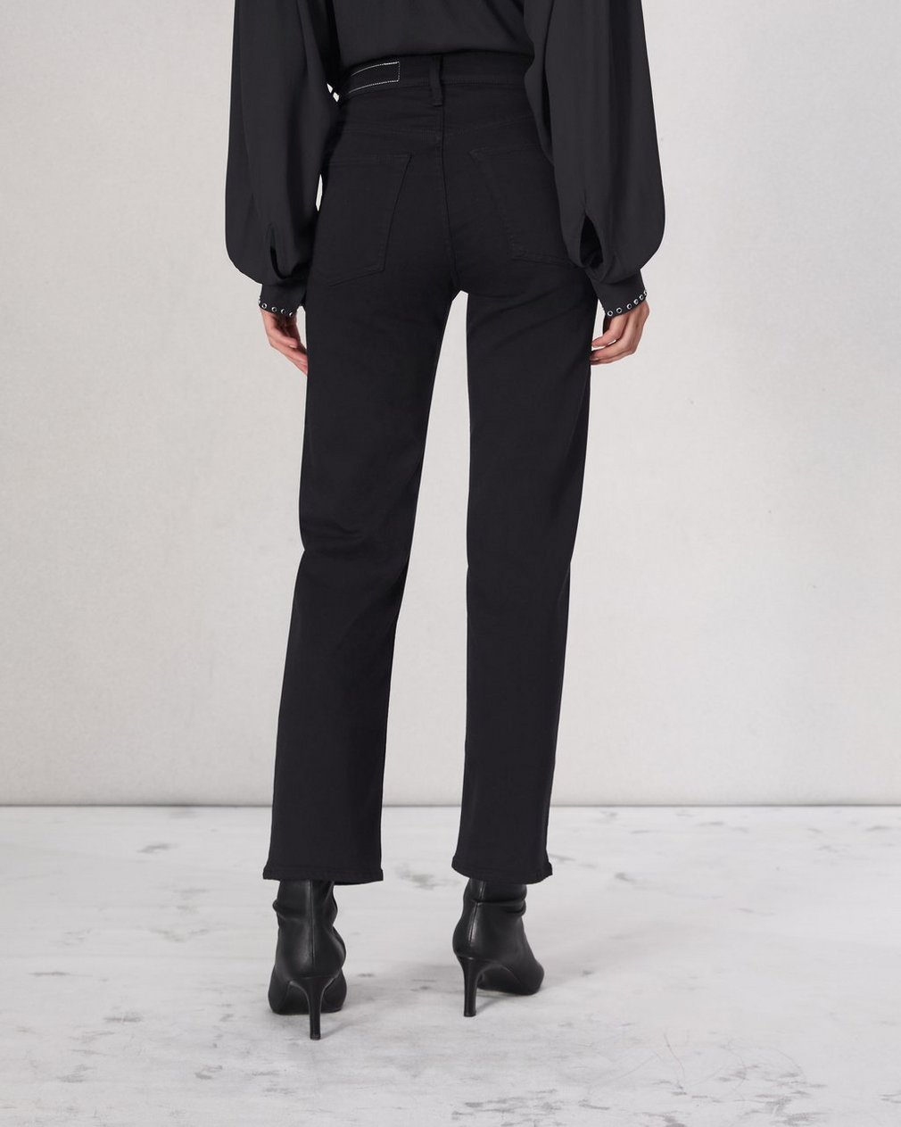 Flexi Harlow Straight Jean - Black
