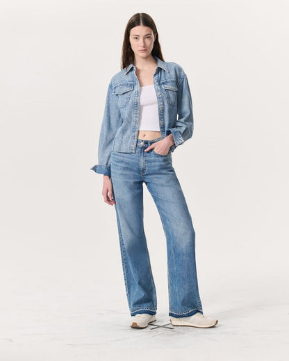 Featherweight Logan Wide-Leg Jeans - Orian