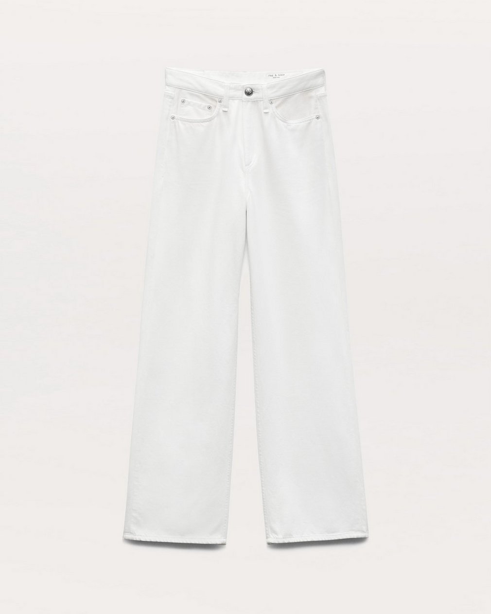 Featherweight Logan Wide-Leg Jeans - Optic White