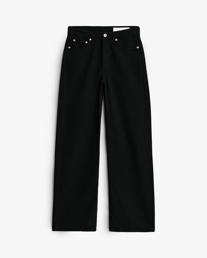 Logan Women’s Black Wide-Leg Jeans