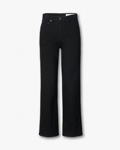 Shea Ankle Relaxed Straight Jeans - Black