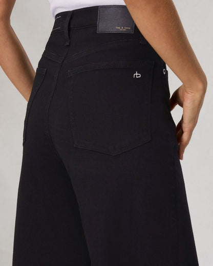 Flexi Sofie Ankle Wide-Leg Jean - Black