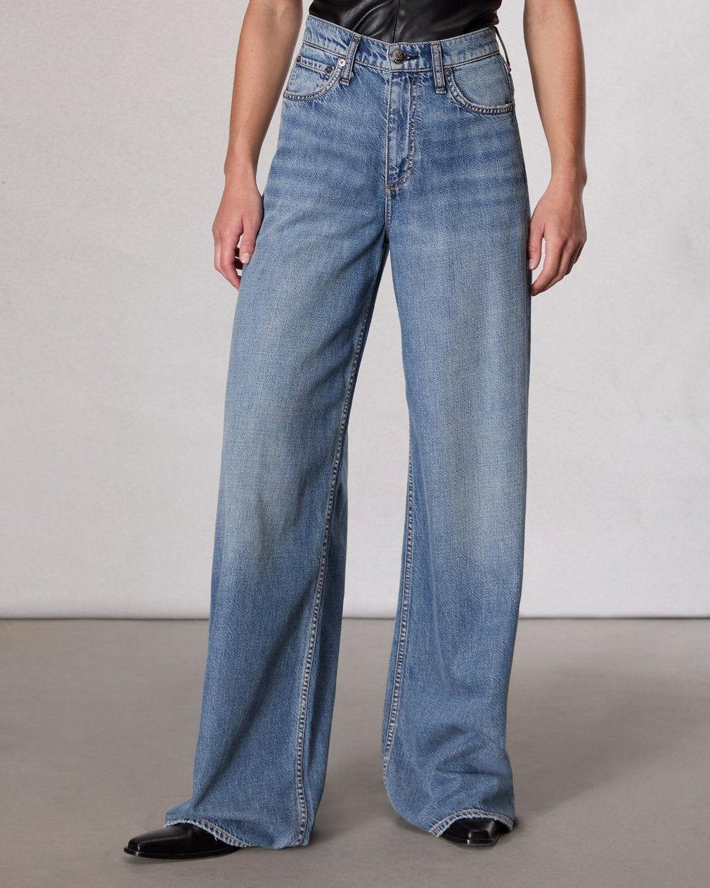 Featherweight Sofie Wide-Leg Jean - Beverly