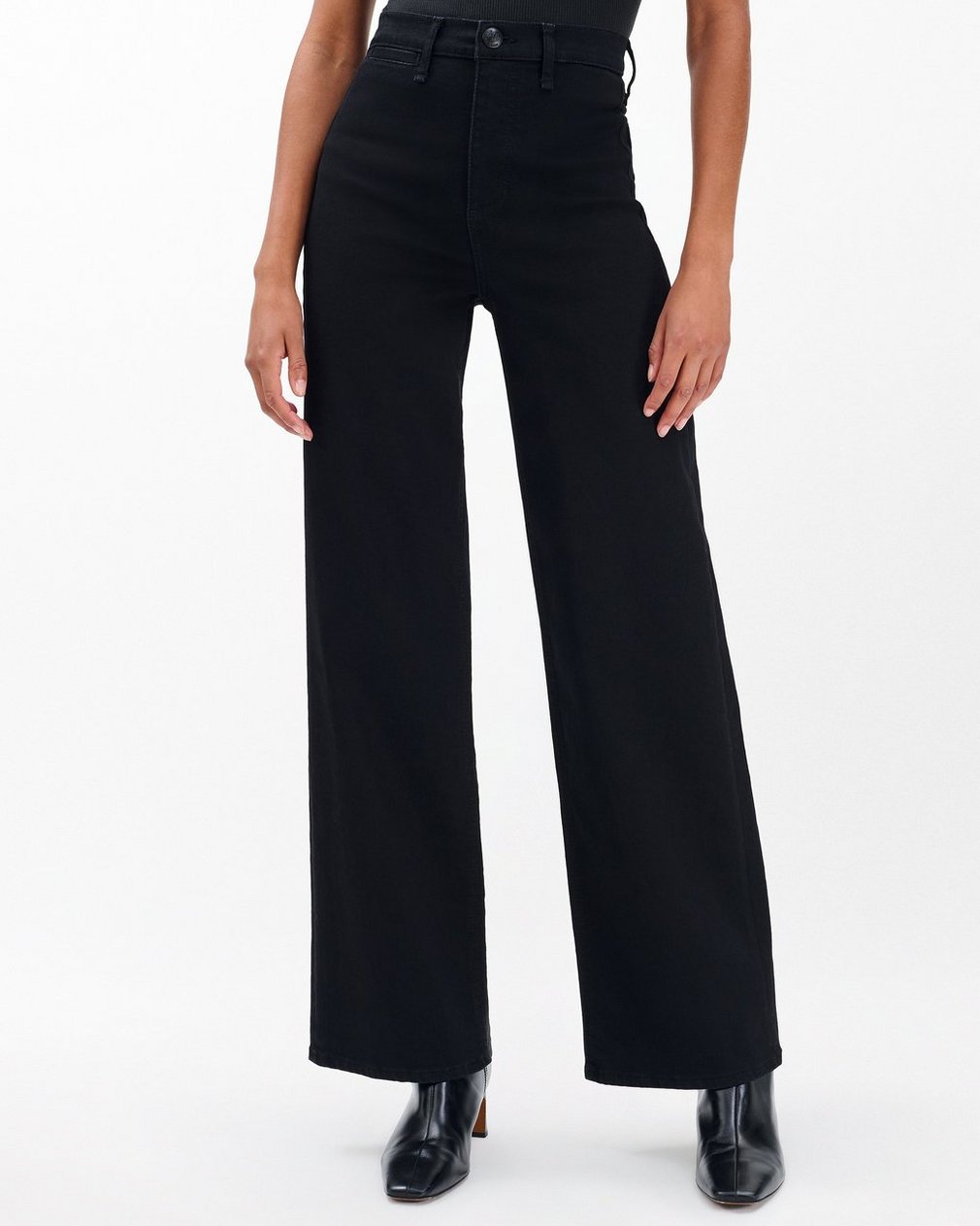Hadley Wide-Leg Jeans - Black