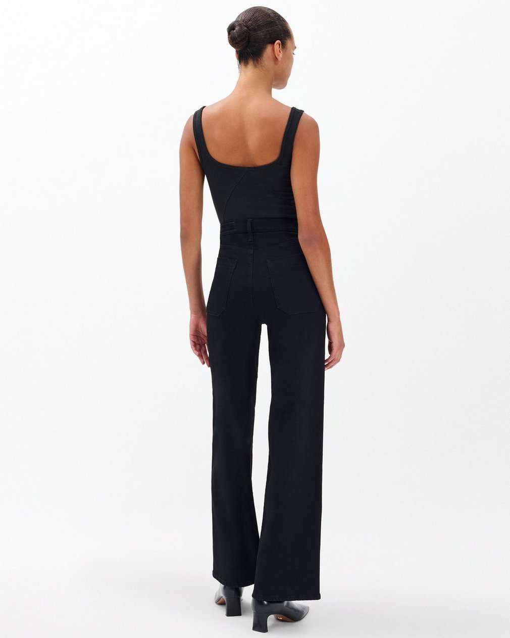 Hadley Wide-Leg Jeans - Black