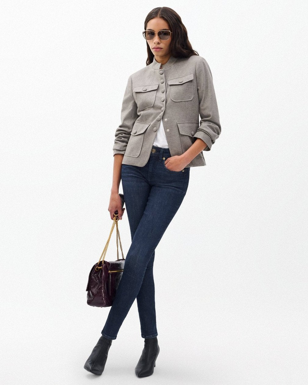 Cate Ankle-Length Skinny Jeans - Hillcrest