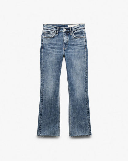Peyton Ankle Bootcut Jeans - Woodstock