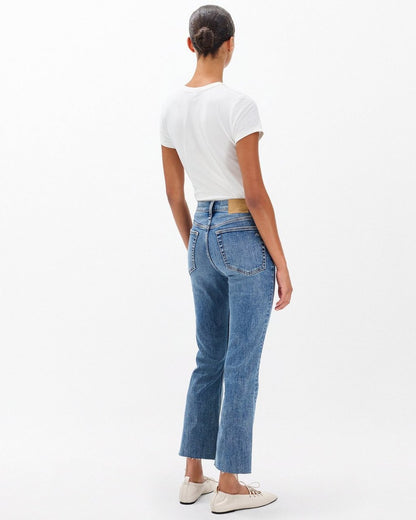 Peyton Ankle Bootcut Jeans - Woodstock