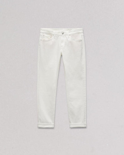 Dre Slim Boyfriend Jean - Optic White