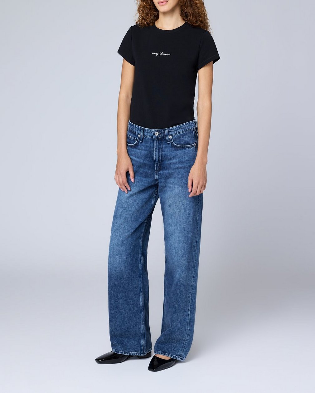 Logan Mid-Rise Wide-Leg Jean - Charlock