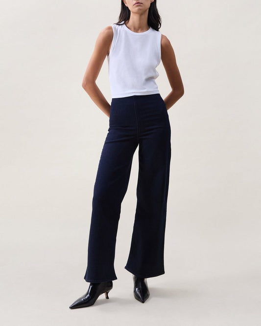 Serena Pull-On Jeans - Rinse