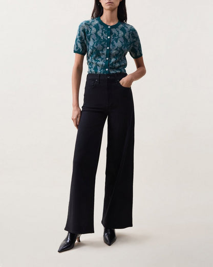 Serena Wide-Leg Jeans - Black
