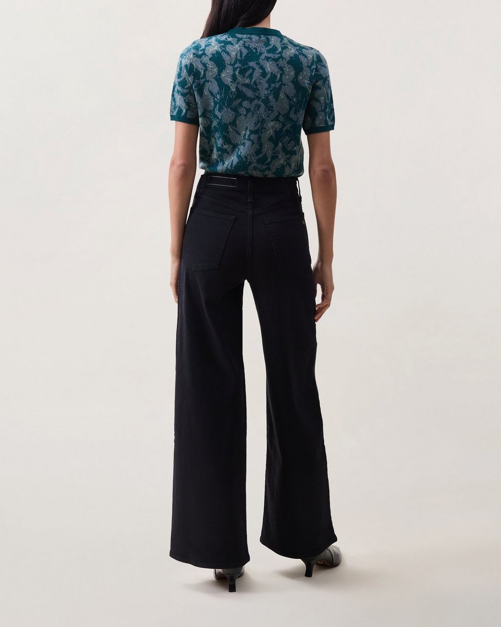 Serena Wide-Leg Jeans - Black