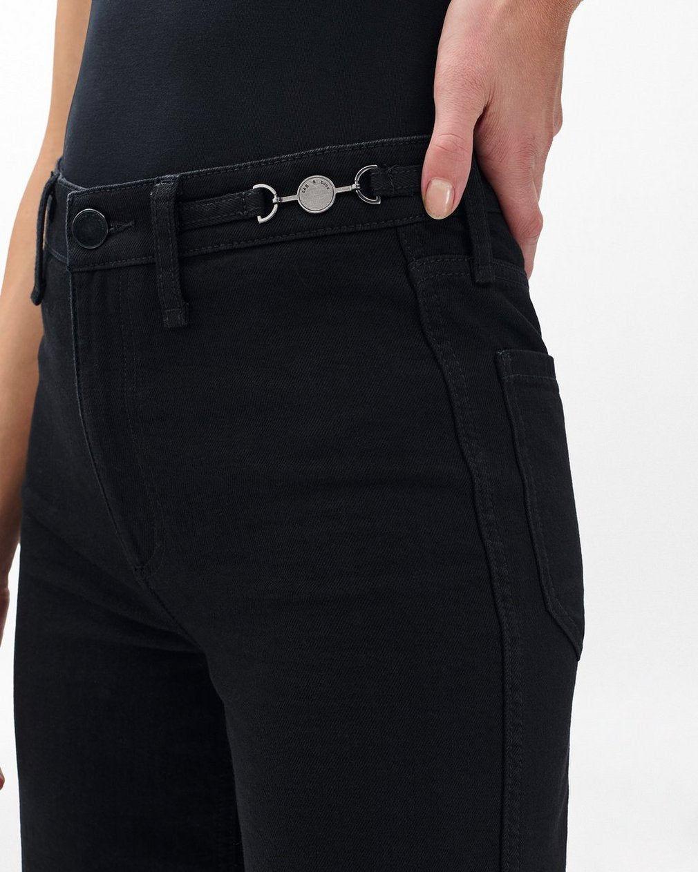 Skylar Wide-Leg Jeans - Black